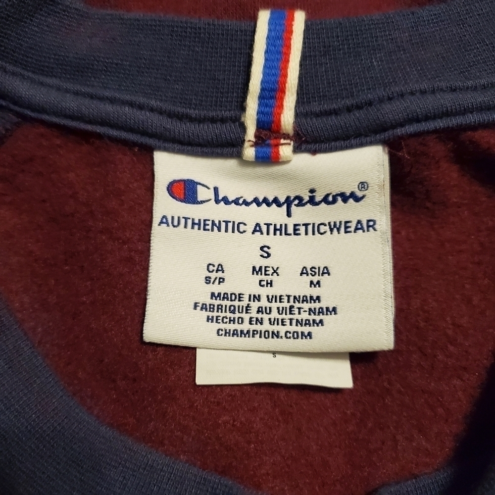 NWT Champion Heritage Fleece Crew Block C Sweater - Picture 4 of 6